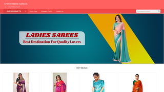 Thumbnail of chinthamanisarees.com