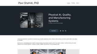 Screenshot of paulshahidi.com