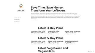 Thumbnail of slidemeals.com