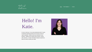 Thumbnail of katierobinsonevents.com
