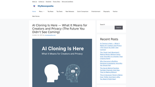 Thumbnail of mynewspedia.com