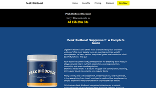 Thumbnail of peakbiobooste.com