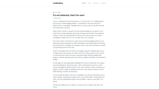 Screenshot of lifebitsblog.com