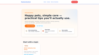 Thumbnail of pawcarecentral.com