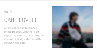 Screenshot of gabelovell.com