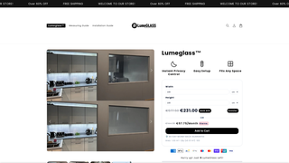 Thumbnail of thelumeglass.com
