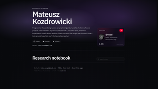 Screenshot of kozdrowicki.com