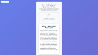 Thumbnail of pngtowebpconverter.com