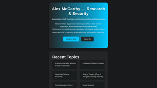 Thumbnail of alexmacresearch.org
