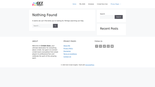 Thumbnail of getcricketinsights.com