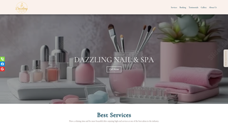 Thumbnail of dazzlingnailandspafresno.com
