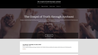 Thumbnail of gospeloftruthbyayobami.com