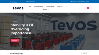 Screenshot of tevoscorp.com