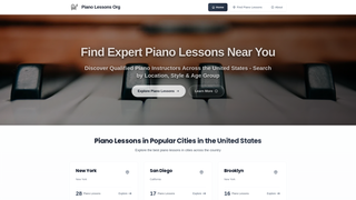 Thumbnail of piano-lessons.org