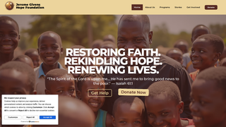 Thumbnail of jghopefoundation.org
