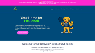 Thumbnail of thebellevuepickleballclub.com
