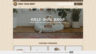 Thumbnail of onlydogshop.com