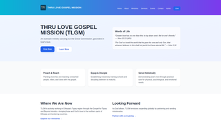 Thumbnail of thrulovegospelmission.org