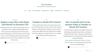 Thumbnail of thetechburst.com