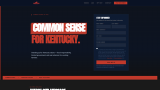 Screenshot of commonsenseky.com