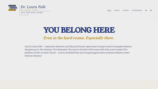 Screenshot of drlaurafalk.com