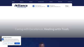Thumbnail of alliancehealthcareinc.com