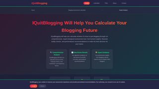 Thumbnail of iquitblogging.com