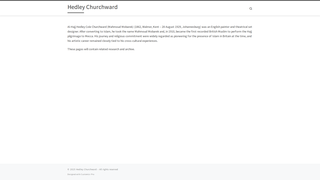 Thumbnail of hedleychurchward.com