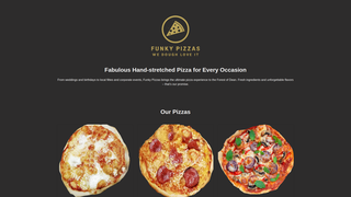 Screenshot of funkypizzas.com