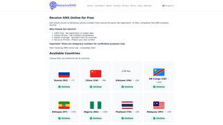 Thumbnail of receivesms-free.com