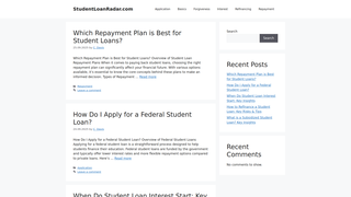 Thumbnail of studentloanradar.com