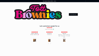 Thumbnail of tottbrownies.com