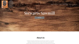 Screenshot of stewartssawmill.com