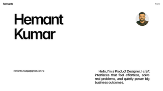Thumbnail of hemantk.com