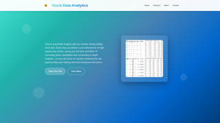 Thumbnail of stockdataanalytics.com