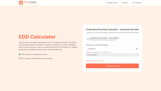 Thumbnail of eddcalculator.org