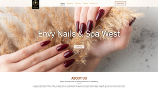 Thumbnail of envynailsandspawest.com