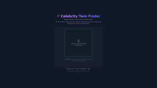 Screenshot of celebritytwin.org