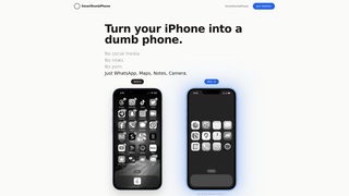 Screenshot of smartdumbphones.com