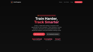 Screenshot of armprogress.com