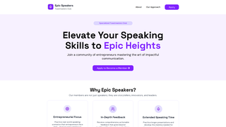 Thumbnail of epictoastmasters.com