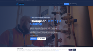 Screenshot of hvacthompson.com