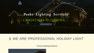 Thumbnail of peakslightingservices.com