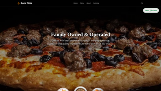 Screenshot of sjbonapizza.com
