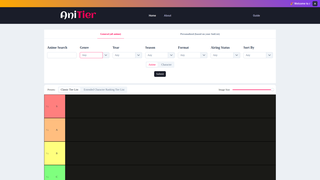Screenshot of anitier.net