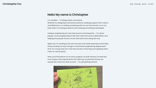Thumbnail of chris-fox.org