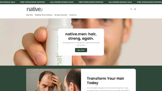 Thumbnail of nativemenhaircare.com