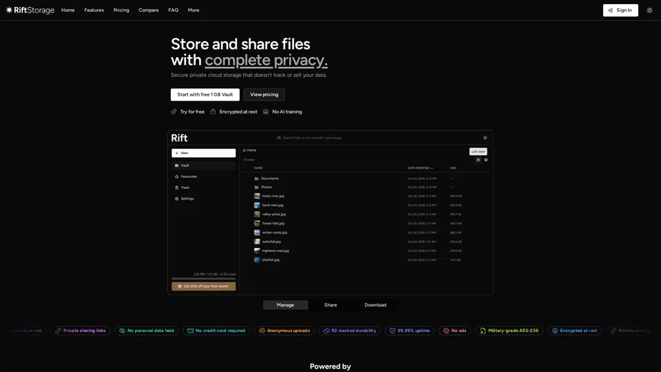 Site preview