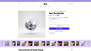 Thumbnail of noxrest.com