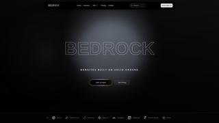 Screenshot of bedrockweb.dev